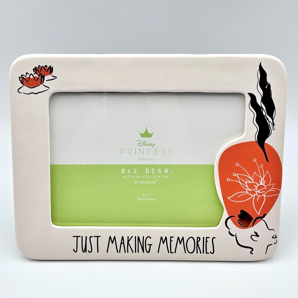 Rae Dunn x Disney Princess JUST MAKING MEMORIES Ceramic Photo Picture Frame